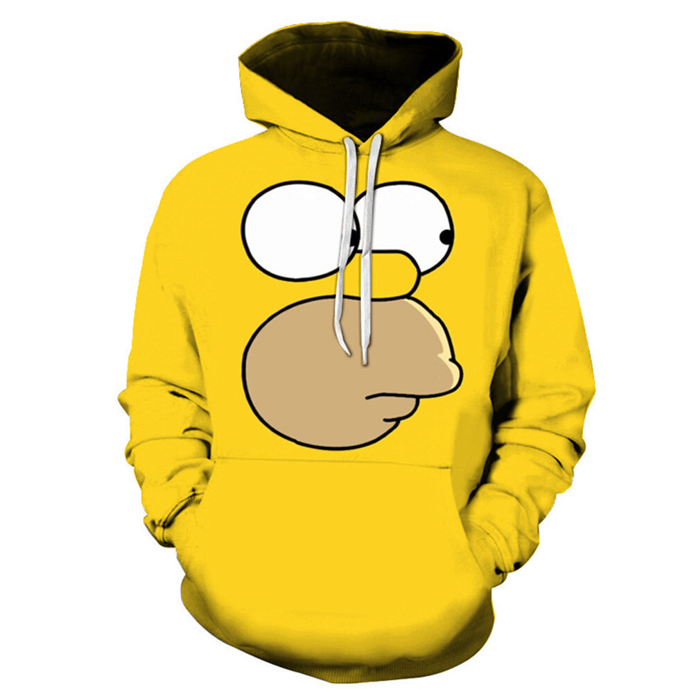 Simpsons Hoodie | Pullover Hoodie | 3D Sweatshirt | 3D Print Hoodie –  cosplaysos | Hoodies