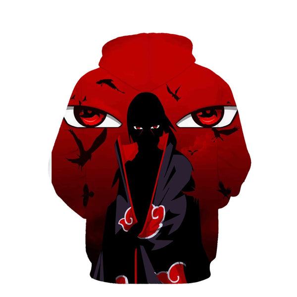 Naruto Hoodie - Uchiha Itachi Akatsuki Pullover Hoodie CSOS002 - cosplaysos