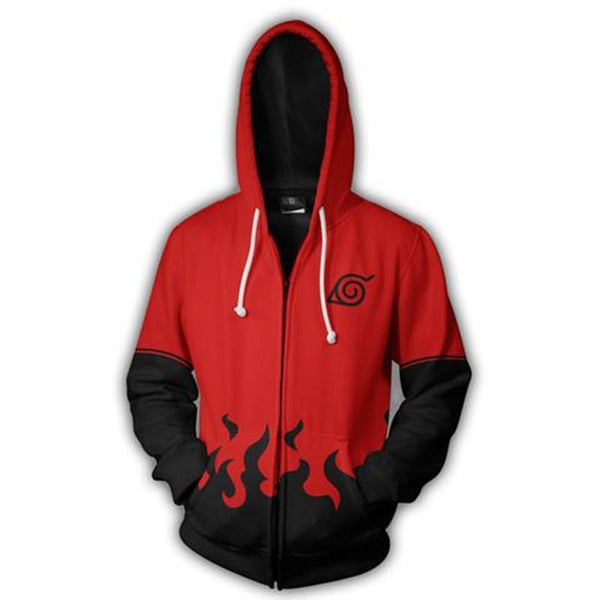 Naruto Hoodie - Nana Daime Hokage Zip Up Hoodie CSOS006 - cosplaysos