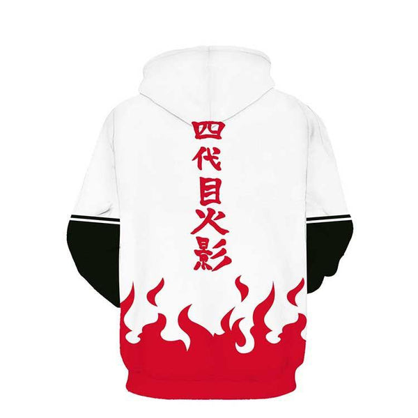 Naruto Hoodie - Yondaime Hokage Zip Up Hoodie CSOS007 - cosplaysos