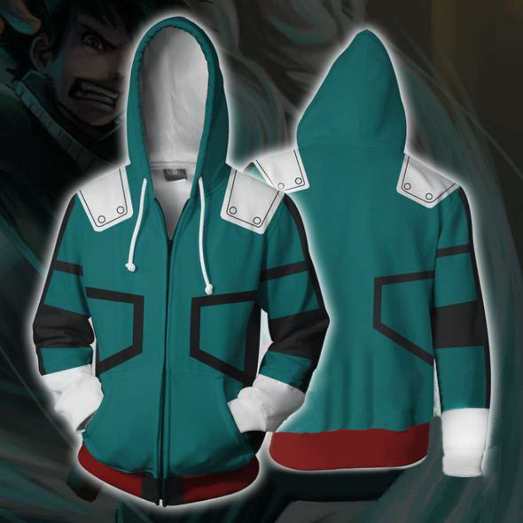 My Hero Academia Hoodie Midoriya Izuku Hoodie Cosplay Costume