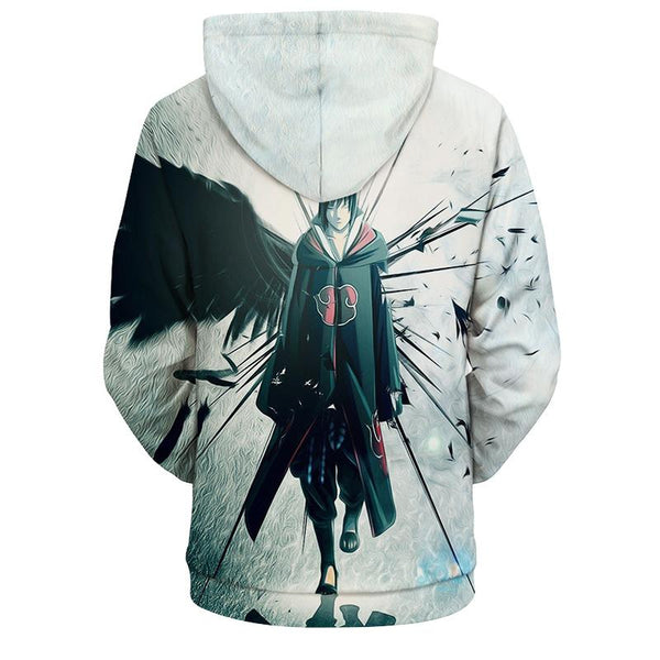 Naruto Hoodie - Akatsuki Sasuke Pullover Hoodie CSOS103 - cosplaysos