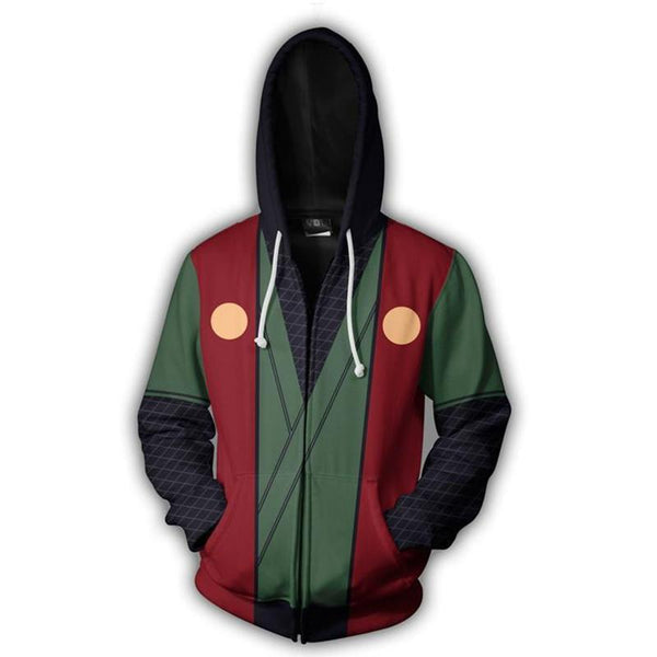 Naruto Hoodie- Jiraiya Sensei Zip Up Hoodie CSOS105 - cosplaysos