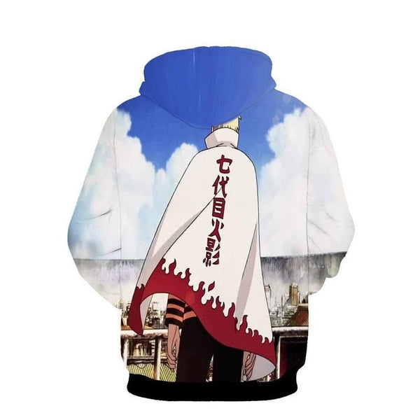 Naruto Hoodies - Hokage Naruto Pull Over Hoodie - cosplaysos