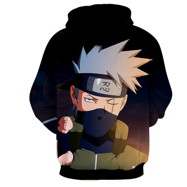 Naruto Hoodie - Kakashi Pullover Hoodie - cosplaysos