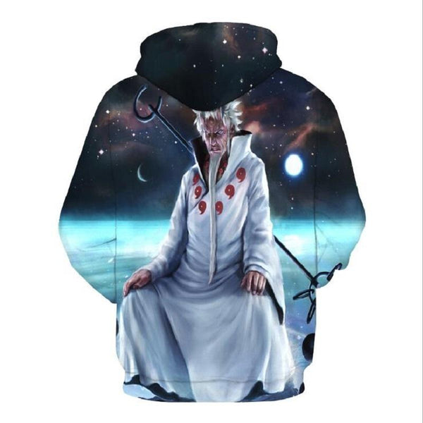 Naruto Hoodie - Ōtsutsuki Hagoromo Pullover Hoodie - cosplaysos