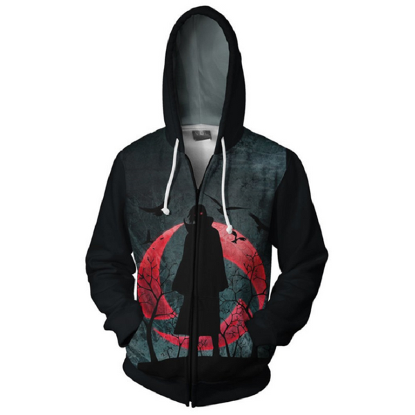 Naruto Hoodie - Shippuden Sasuke Pullover Hoodie CSOS192 - cosplaysos