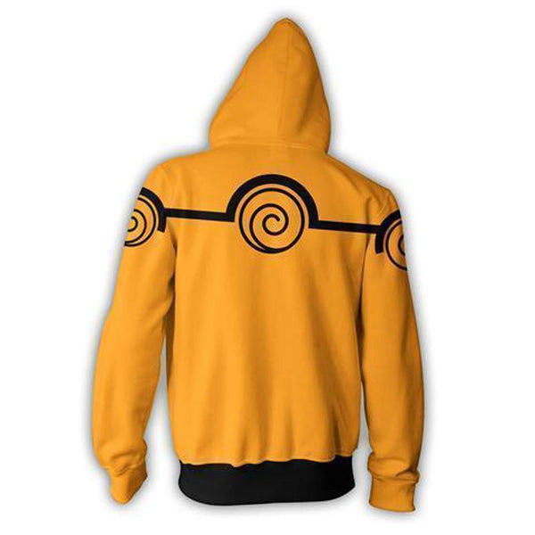 Naruto Hoodie - Kyubi Mood Zip Up Hoodie CSOS621 - cosplaysos