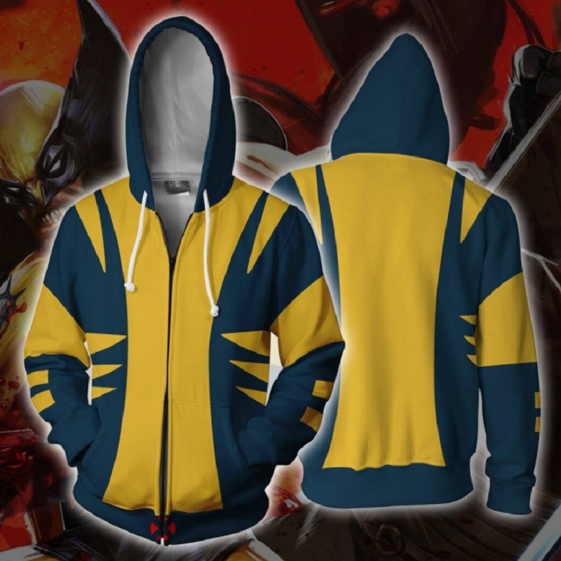 Wolverine sales hoodie marvel