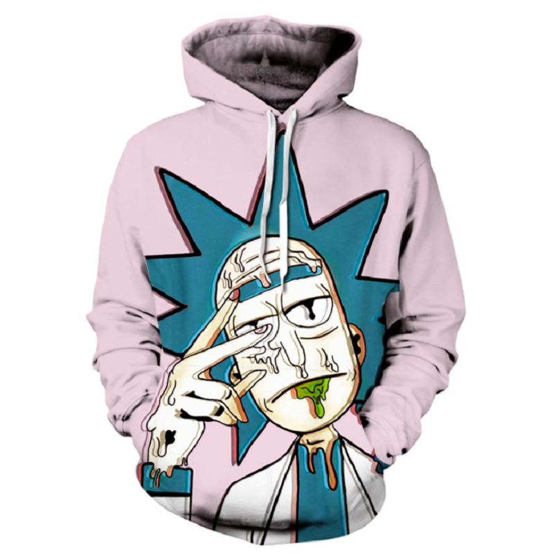 Rick and Morty Hoodie Pullover Hoodie cosplaysos