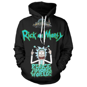 Rick and Morty Pullover Hoodie CSOS885 - cosplaysos