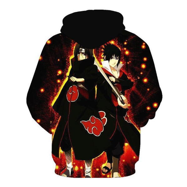 Naruto Hoodie - Sasuke Pullover Hoodie - cosplaysos