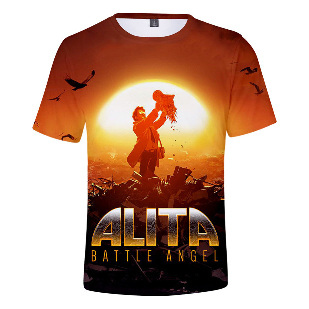 Alita T-Shirt - Battle Angel Graphic T-Shirt CSOS986 - cosplaysos