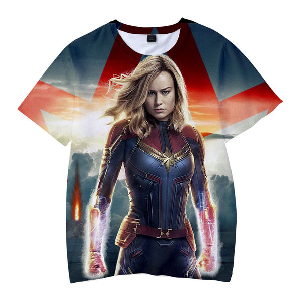 Captain Marvel T-Shirt | cosplaysos – Carol T-Shirt Danvers Graphic