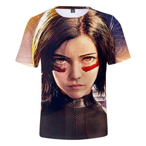 Alita T-Shirt - Battle Angel Graphic T-Shirt CSOS987 - cosplaysos