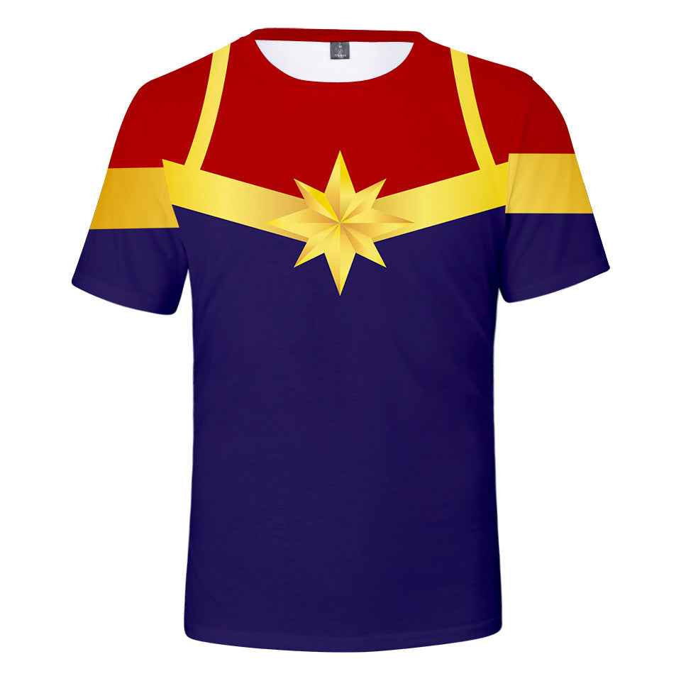 Captain Marvel T-Shirt - Carol Danvers Graphic T-Shirt CSOS925 - cosplaysos