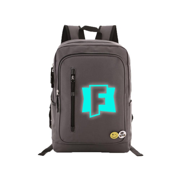 Game Fortnite 17" Teens Backpack - Blue Luminous CSSO096 - cosplaysos