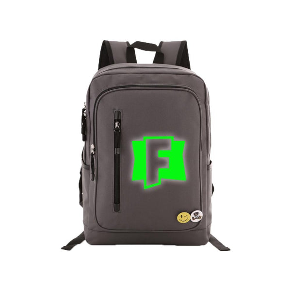 Game Fortnite Students 17" Backpack - Green Luminous CSSO093 - cosplaysos