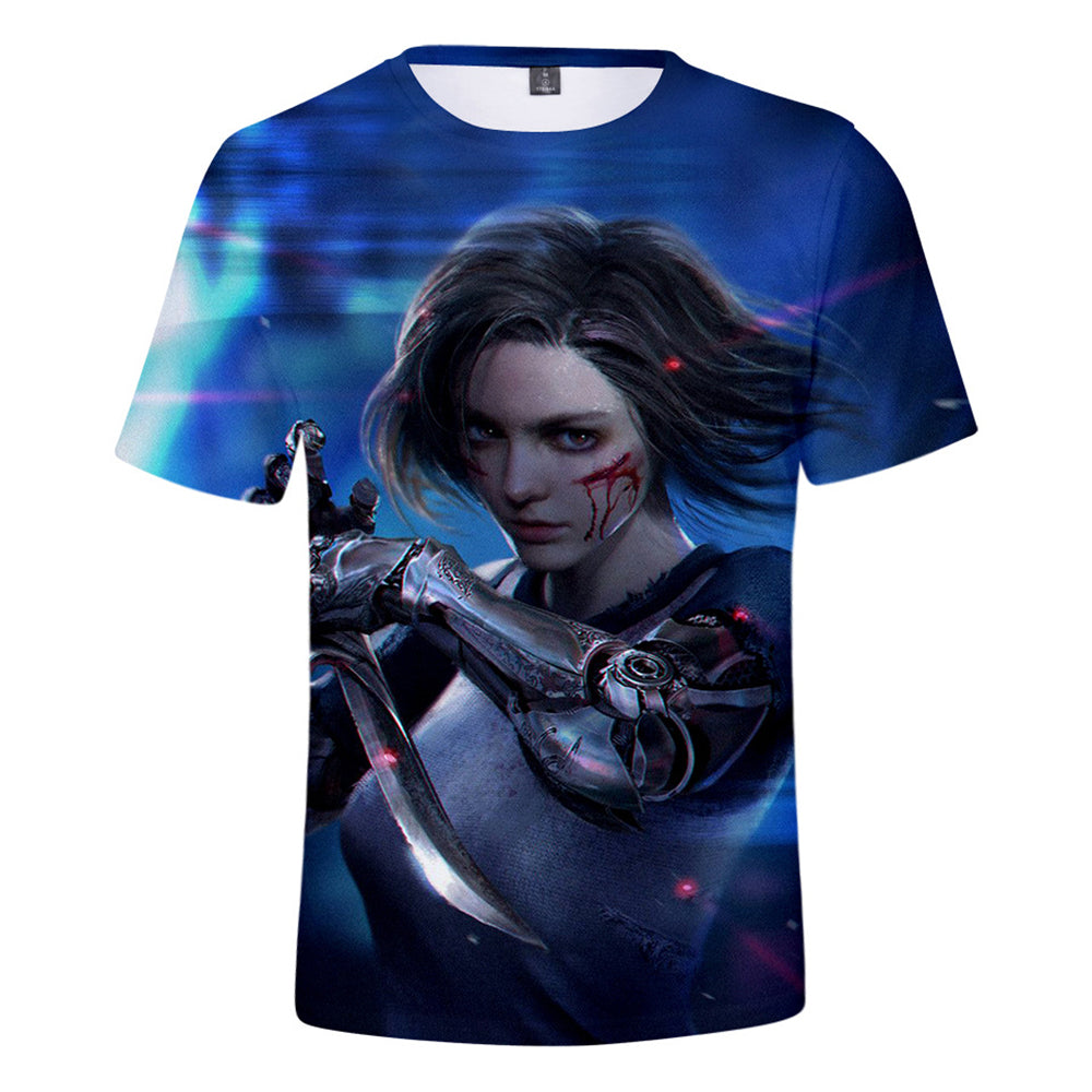 Alita T-Shirt - Battle Angel Graphic T-Shirt CSOS984 - cosplaysos