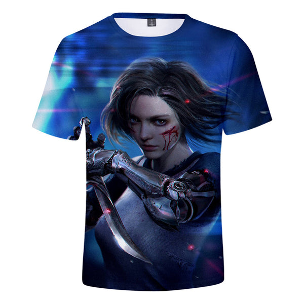 Alita T-Shirt - Battle Angel Graphic T-Shirt CSOS984 - cosplaysos