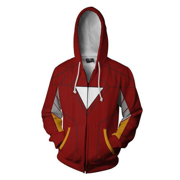 The Avengers Endgame Tony Stark Zip Up Hoodie CSP807 - cosplaysos