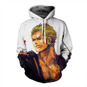 One Piece Hoodie - Zoro Pullover Hoodie CSSO002 - cosplaysos