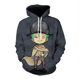 One Piece Hoodie - Zoro Pullover Hoodie CSSO025 - cosplaysos