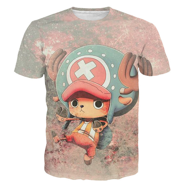 One Piece T-Shirt - Chopper Tee 3D Print T-Shirt CSSO027 - cosplaysos