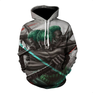 One Piece Hoodie - Zoro Pullover Hoodie CSSO015 - cosplaysos