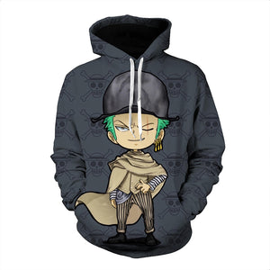 One Piece Hoodie - Zoro Pullover Hoodie CSSO004 - cosplaysos