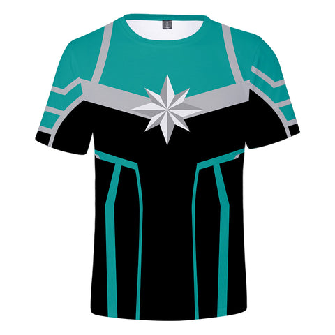 Captain Marvel T-Shirt - Carol Danvers Graphic T-Shirt CSOS923 - cosplaysos
