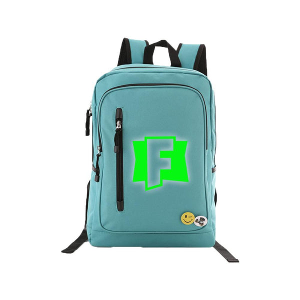 Game Fortnite Students 17" Backpack - Green Luminous CSSO093 - cosplaysos