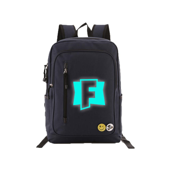Game Fortnite 17" Teens Backpack - Blue Luminous CSSO096 - cosplaysos
