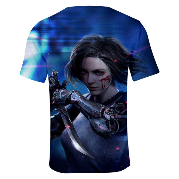 Alita T-Shirt - Battle Angel Graphic T-Shirt CSOS984 - cosplaysos