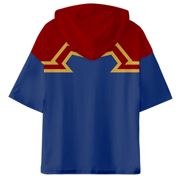 Captain Marvel T-Shirt - Carol Danvers Graphic Hoodie T-Shirt CSOS943 - cosplaysos