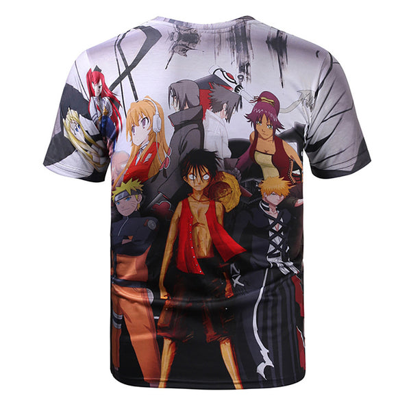 One Piece T-Shirt - Monkey D Luffy Tee 3D Print T-Shirt CSSO035 - cosplaysos
