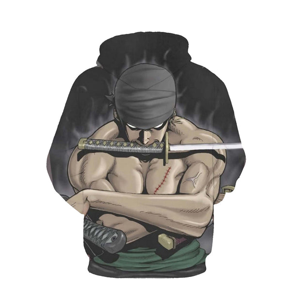 One Piece Hoodie - Zoro Pullover Hoodie CSSO022 - cosplaysos