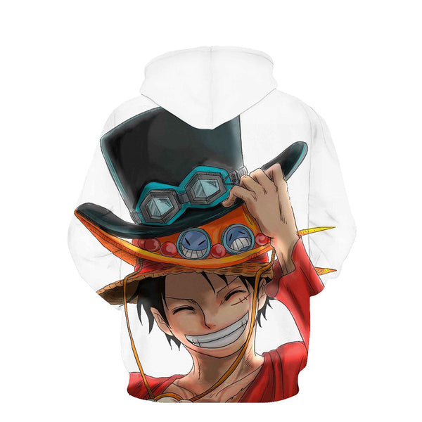 One Piece Hoodie - Monkey D. Luffy Pullover Hoodie CSSO013 - cosplaysos