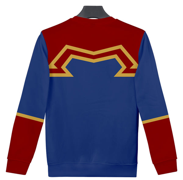 Captain Marvel Sweatshirt - Carol Danvers Sweatshirt CSOS916 - cosplaysos
