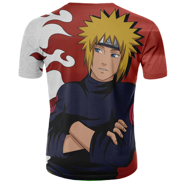 Naruto T-Shirt - Uzumaki Naruto Anime T-Shirt CPS806 - cosplaysos