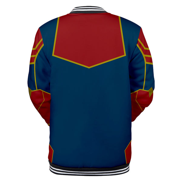 Captain Marvel Jacket - Carol Danvers Baseball Jacket CSOS909 - cosplaysos