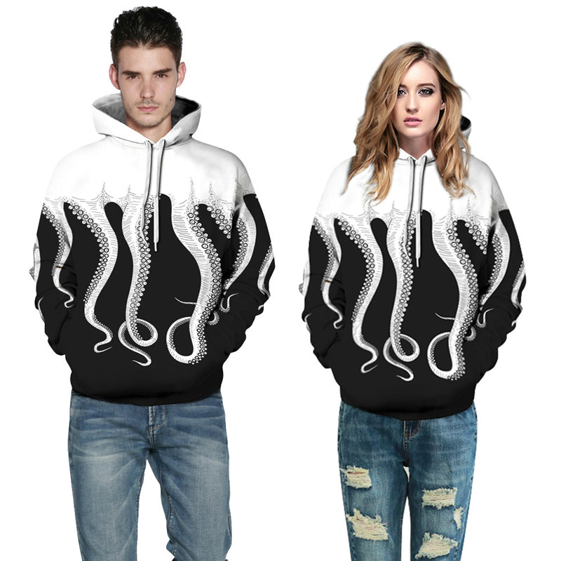 3D Print Hoodie - Octopus Tentacles Pullover Hoodie CSS003 - cosplaysos