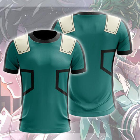 My Hero Academia T-Shirt - Midoriya Izuku Anime T-Shirt CPS811 - cosplaysos