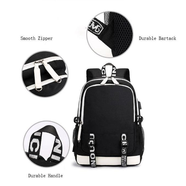 DJ Marshmello Travel School  Backpack CSSO212 - cosplaysos