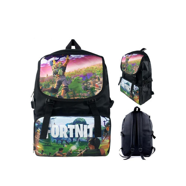 Game Fortnite 17" Canvas Bag Shoulder Backpack CSSO090 - cosplaysos