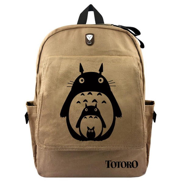 Japanese Anime Totoro 17" Canvas Backpack CSSO073 - cosplaysos