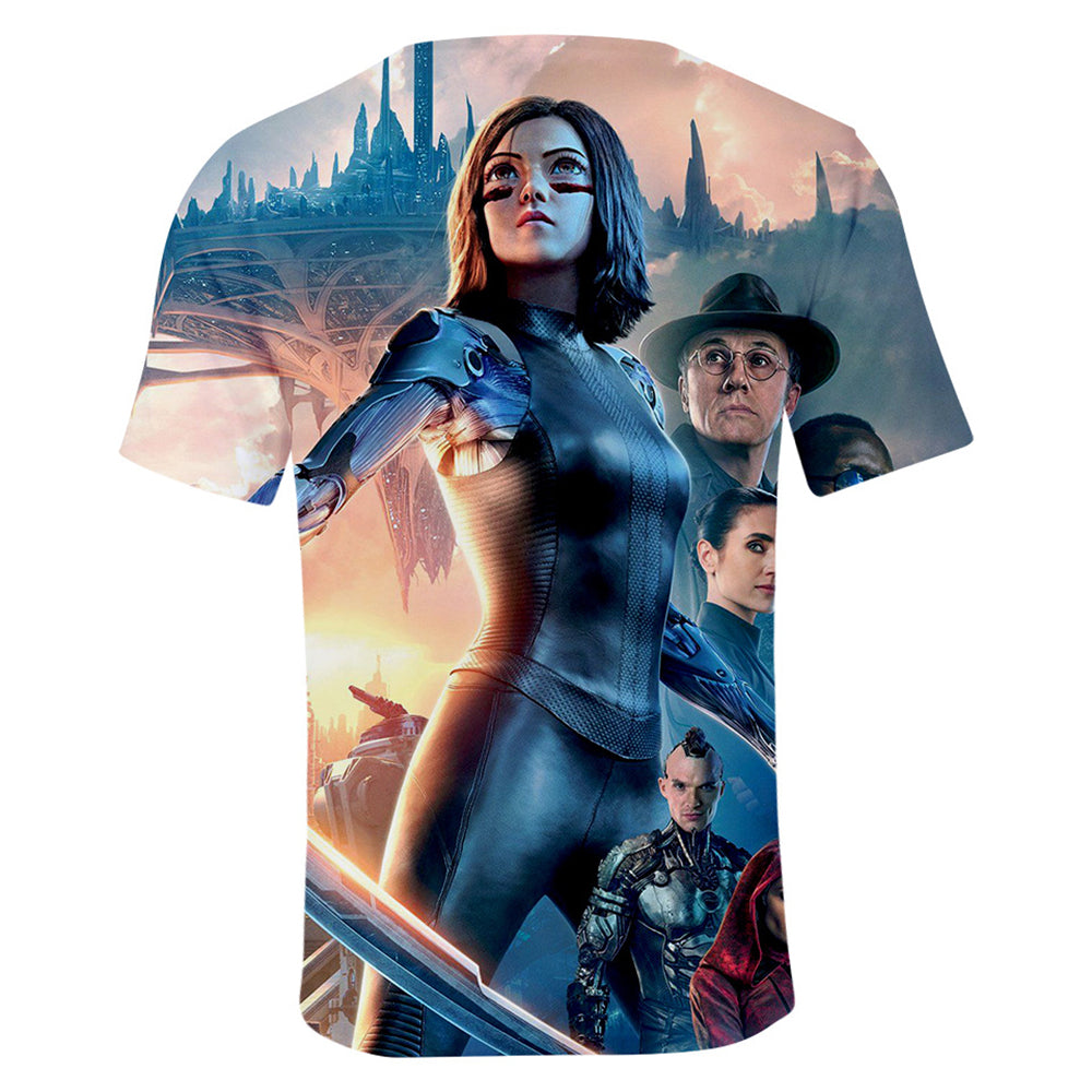 Alita T-Shirt - Battle Angel Graphic T-Shirt CSOS990 - cosplaysos