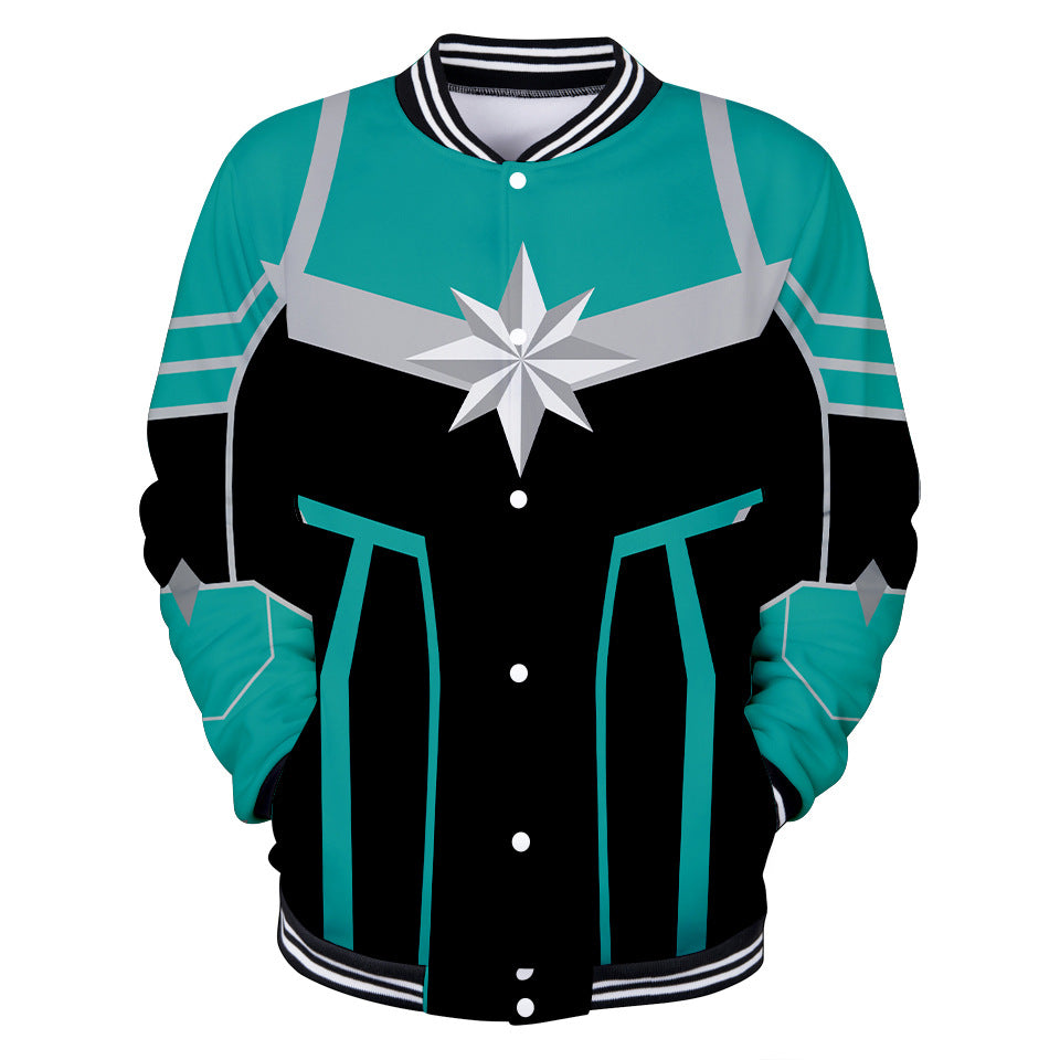 Captain Marvel Jacket - Carol Danvers Baseball Jacket CSOS908 - cosplaysos