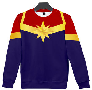 Captain Marvel Sweatshirt - Carol Danvers Sweatshirt CSOS915 - cosplaysos