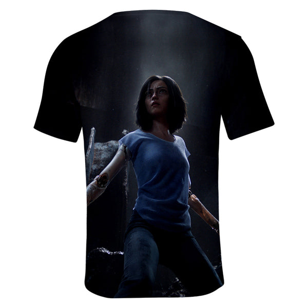 Alita T-Shirt - Battle Angel Graphic T-Shirt CSOS983 - cosplaysos
